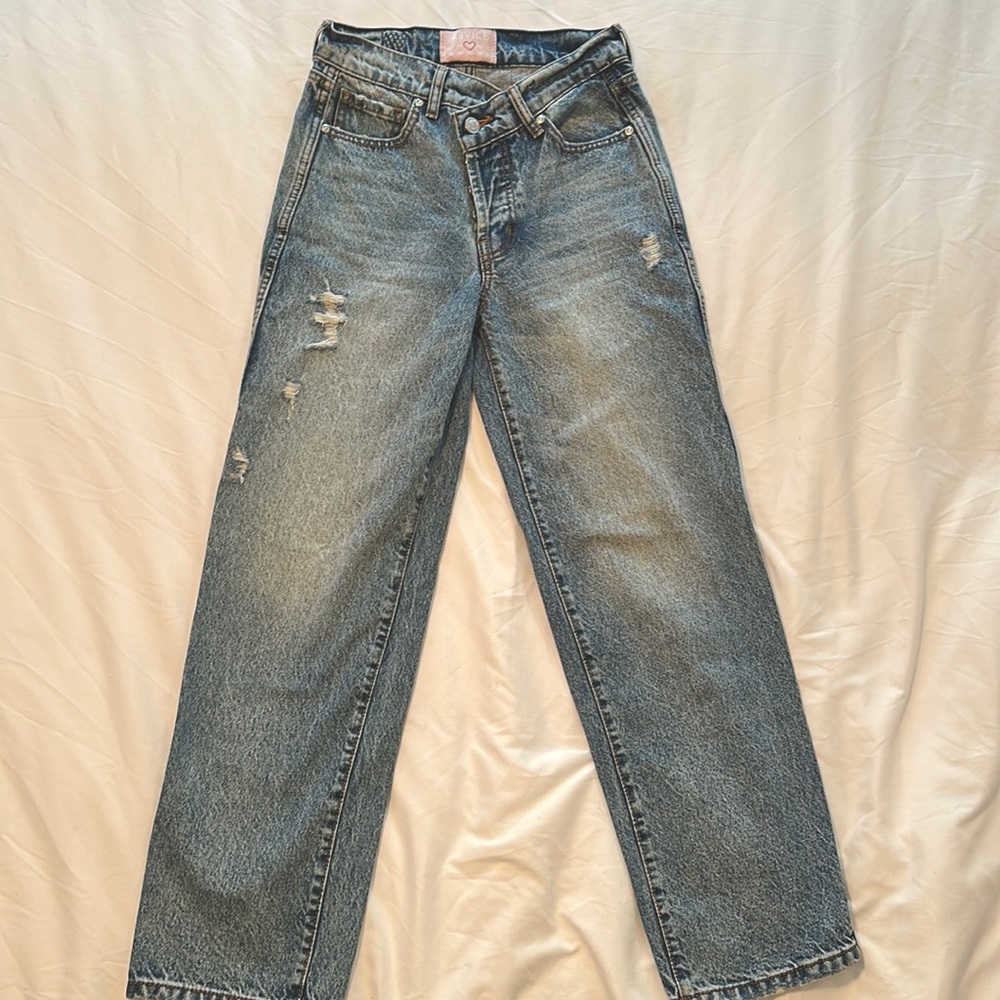 Revice 90s Cross Front Jeans
